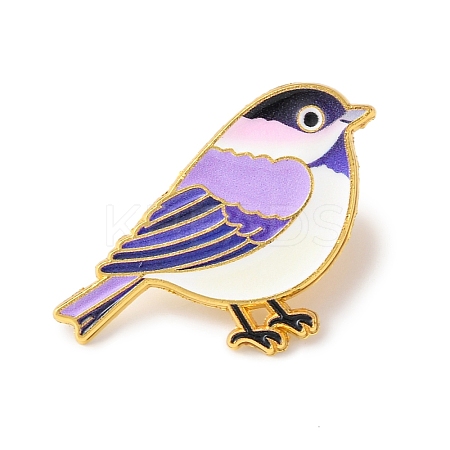 Golden Bird Enamel Pins JEWB-K031-01C-G-1