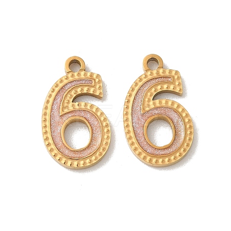 304 Stainless Steel Enamel Pendants STAS-I351-20G-6-1