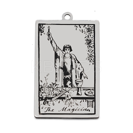 Non-Tarnish 201 Stainless Steel Pendants STAS-S105-LA211-21-1
