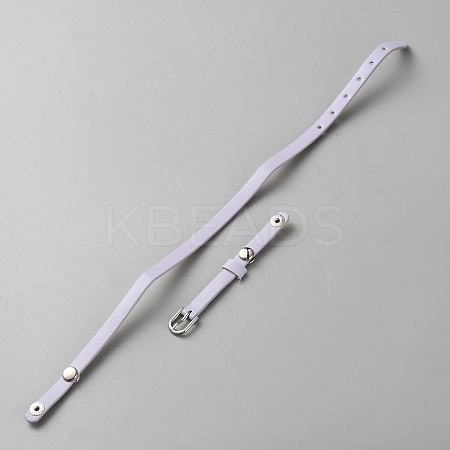 Imitation Leather Cord Bracelets BJEW-WH0030-04D-1