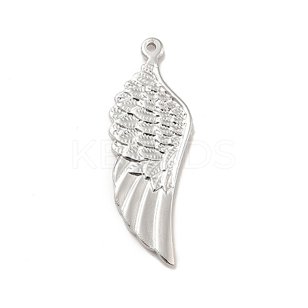 Non-Tarnish 304 Stainless Steel Pendants STAS-E176-08P-1