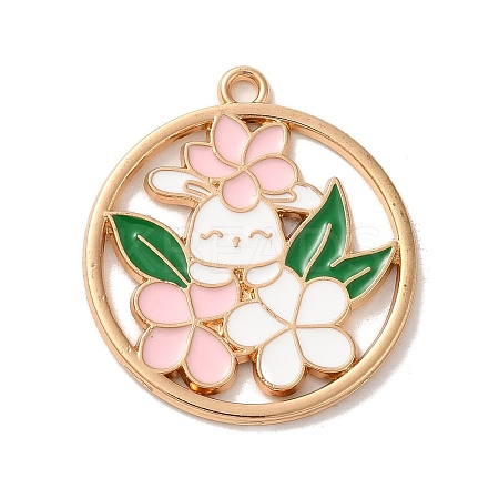 Alloy Enamel Pendants ENAM-147-03A-G-1