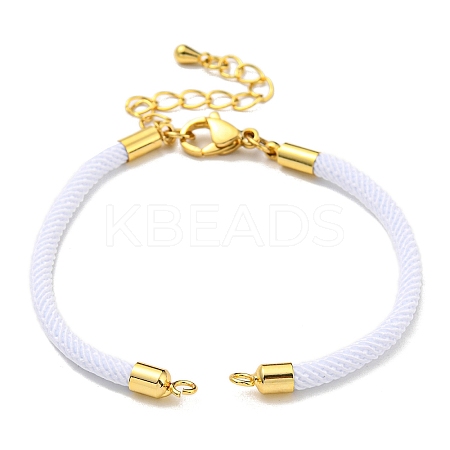 Nylon Cords Bracelet Makings Fit for Connector Charms AJEW-P116-02G-17-1