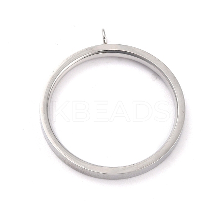 Non-Tarnish 304 Stainless Steel Finger Ring Settings RJEW-O045-09-P-1