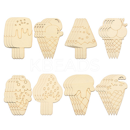 Unfinished Wood Ice Cream Cutouts WOOD-CJC0008-1