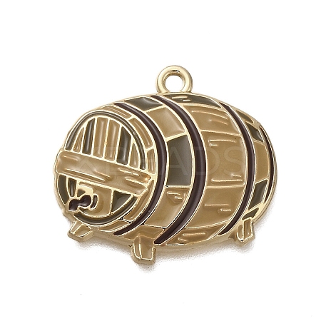 Oktoberfest Theme Alloy Enamel Pendants LS-ENAM-S021-06G-D-1