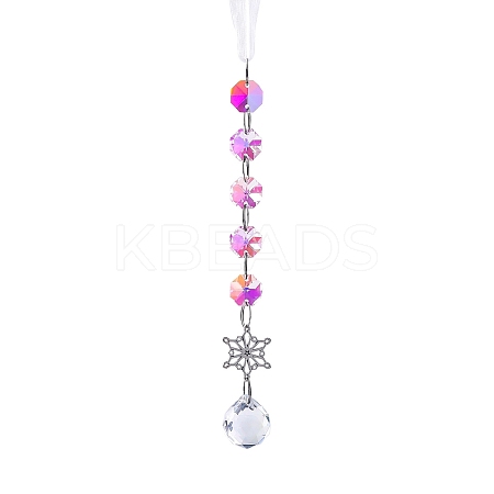 Metal Snowflake Hanging Ornaments PW-WGEE7F3-03-1