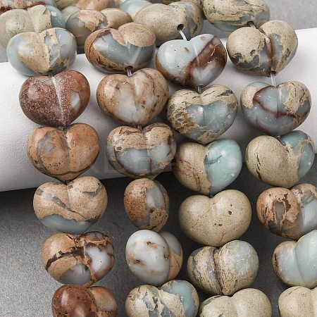 Natural Shoushan Stone Beads G-D098-B05-1