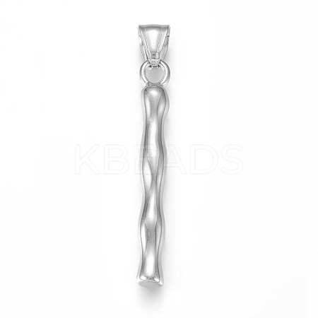 Tarnish Resistant 304 Stainless Steel Pendants STAS-G223-01P-I-1