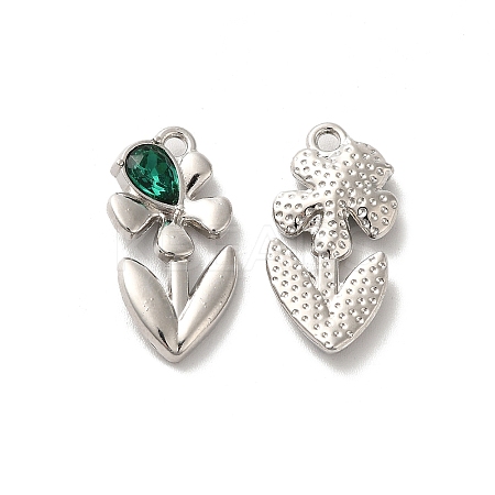 Glass Flower Of Life Pendant PALLOY-K001-073P-04-1