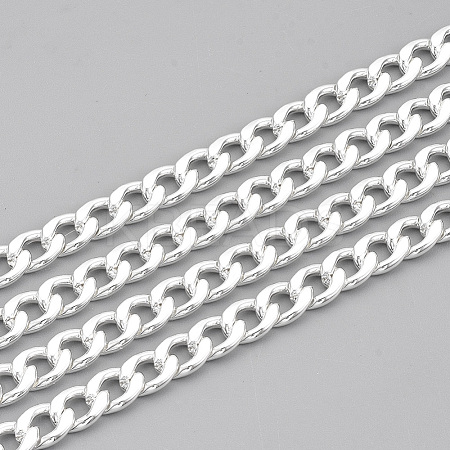 304 Stainless Steel Cuban Link Chains CHS-T002-03C-1