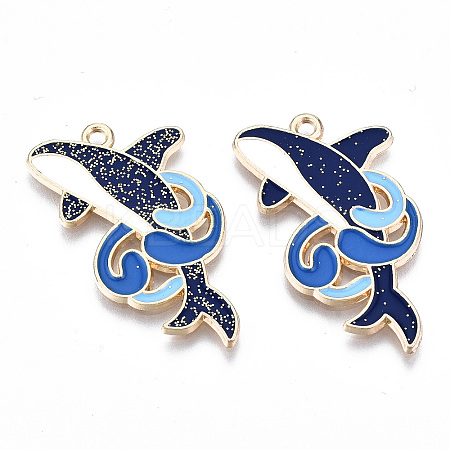 Eco-Friendly Alloy Enamel Pendants LS-X-ENAM-Q437-032-NR-1