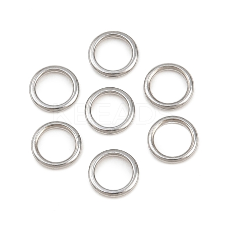304 Stainless Steel Closed Jump Rings STAS-G393-06P-08-1