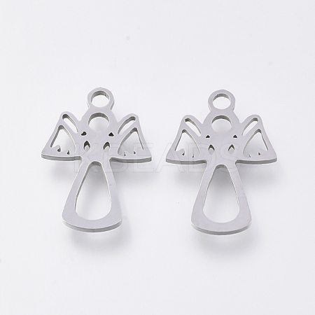 Tarnish Resistant 201 Stainless Steel Pendants STAS-S110-061P-1