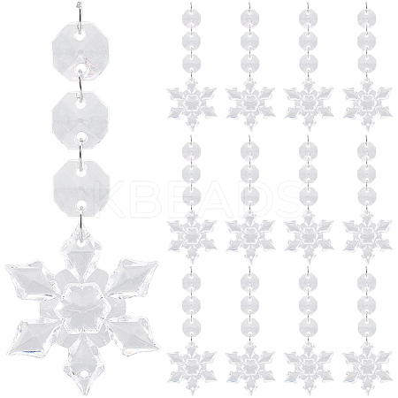 30Pcs Acrylic Pendants TACR-SP0001-01-1