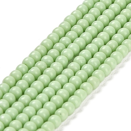 Imitation Jade Glass Beads Strands GLAA-K062-A01-03-1