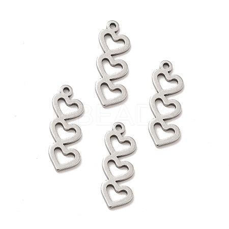 Non-Tarnish 201 Stainless Steel Pendants STAS-I197-016P-1