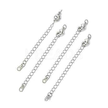 SHEGRACE Brass Curb Chain Extender XGR0149P-164P-1