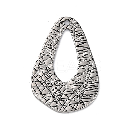 304 Stainless Steel Pendants STAS-L280-07AS-05-1