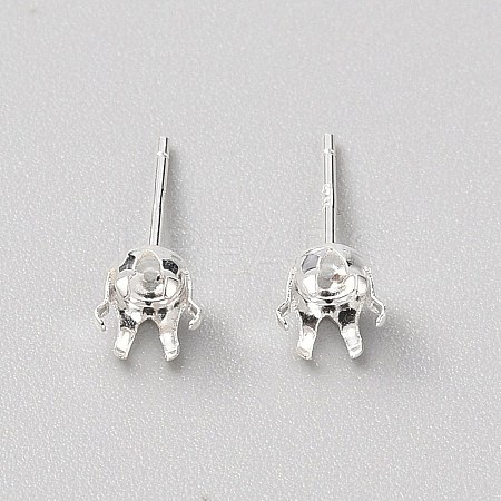925 Sterling Silver Earrings Findings LS-FIND-WH0152-680C-1