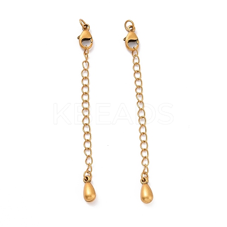 925 Sterling Silver Chain Extenders STER-D036-40AG-1