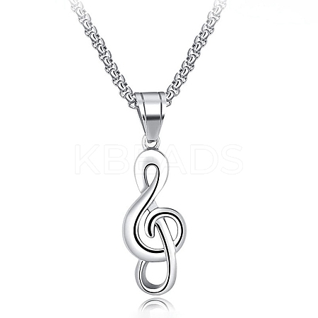 Non-Tarnish Stainless Steel Pendant Necklace LS-PW-WG43975-01-1