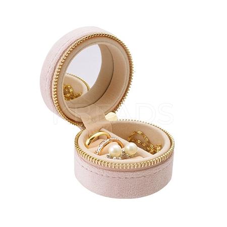 Mini Travel Velvet Storage Box for Women PW-WG15453-01-1