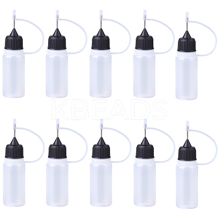 10Pcs Polyethylene(PE) Needle Applicator Tip Bottles TOOL-GF0003-52B-1