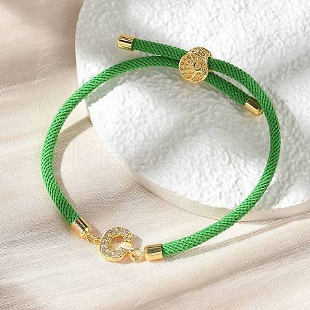 Adjustable Nylon Cord Bracelets BJEW-C096-01G-03-1