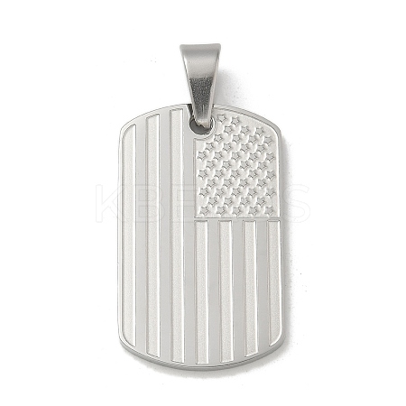 Anti-Tarnish 304 Stainless Steel Pendants STAS-G346-19P-1