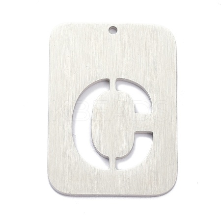 Non-Tarnish 304 Stainless Steel Pendants STAS-K216-49C-P-1