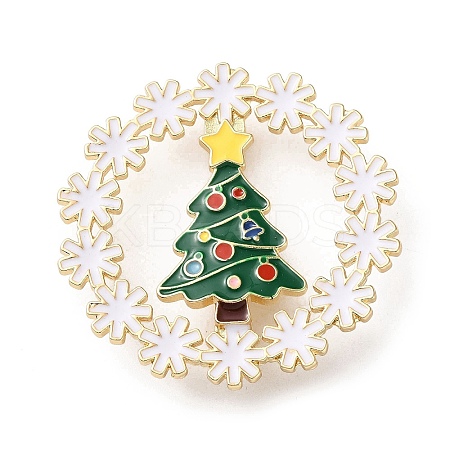Christmas Enamel Pins LS-JEWB-B028-01G-09-1