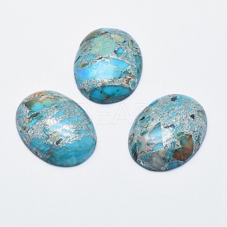 Regalite/Imperial Jasper/Sea Sediment Jasper Cabochons G-E464-42G-1