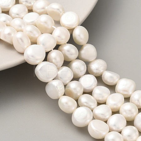 Natural Cultured Freshwater Pearl Beads Strands PEAR-A006-09G-X-1