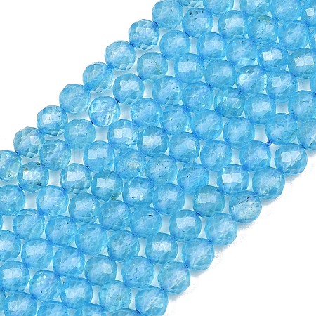 Natural Topaz Crystal Beads Strands G-P514-A02-04-02-1