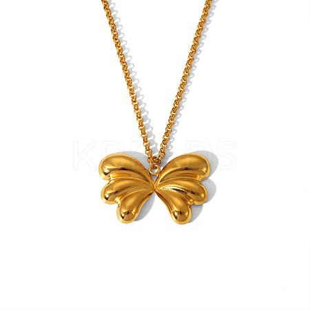 304 Stainless Steel Pendant Necklaces for Women JD6479-1-1