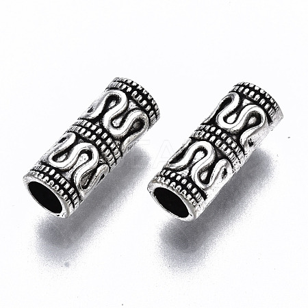 Tibetan Style Alloy Beads TIBE-S314-140AS-RS-1