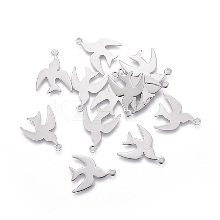 Tarnish Resistant 304 Stainless Steel Charms STAS-P236-14P-1