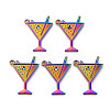 Alloy Pendant Rhinestone Settings PALLOY-S180-083-NR-1