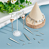 240Pcs 3 Styles CCB Plastic Pendants KY-UN0001-04-2