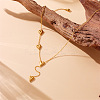 Heart Stainless Steel Pendant Necklaces & Link Bracelets Sets WGCB0A8-01-3