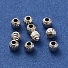 925 Sterling Silver Corrugated Round Spacer Beads STER-K178-02D-S-2