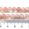 Natural Cherry Blossom Agate Beads Strands G-B130-6mm-02-5