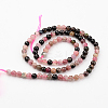Natural Multicolor Tourmaline Round Bead Strands G-F269-05-8mm-2