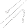 1MM Brass Cable Chain Necklace for Women Men KK-P302-02P-4