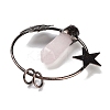 Natural Rose Quartz Faceted Pointed Bullet Big Pendants G-A221-01F-2