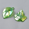 40Pcs Transparent Acrylic Pendants TACR-WH20002-15-2