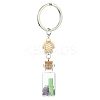 Wishing Bottle Glass Pendant Keychains KEYC-JKC00498-3