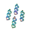 Ion Plating(IP) 201 Stainless Steel Pendants STAS-I197-016M-1