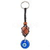 Handmade Evil Eye Lampwork Pendant Decoraton HJEW-JM02027-01-1